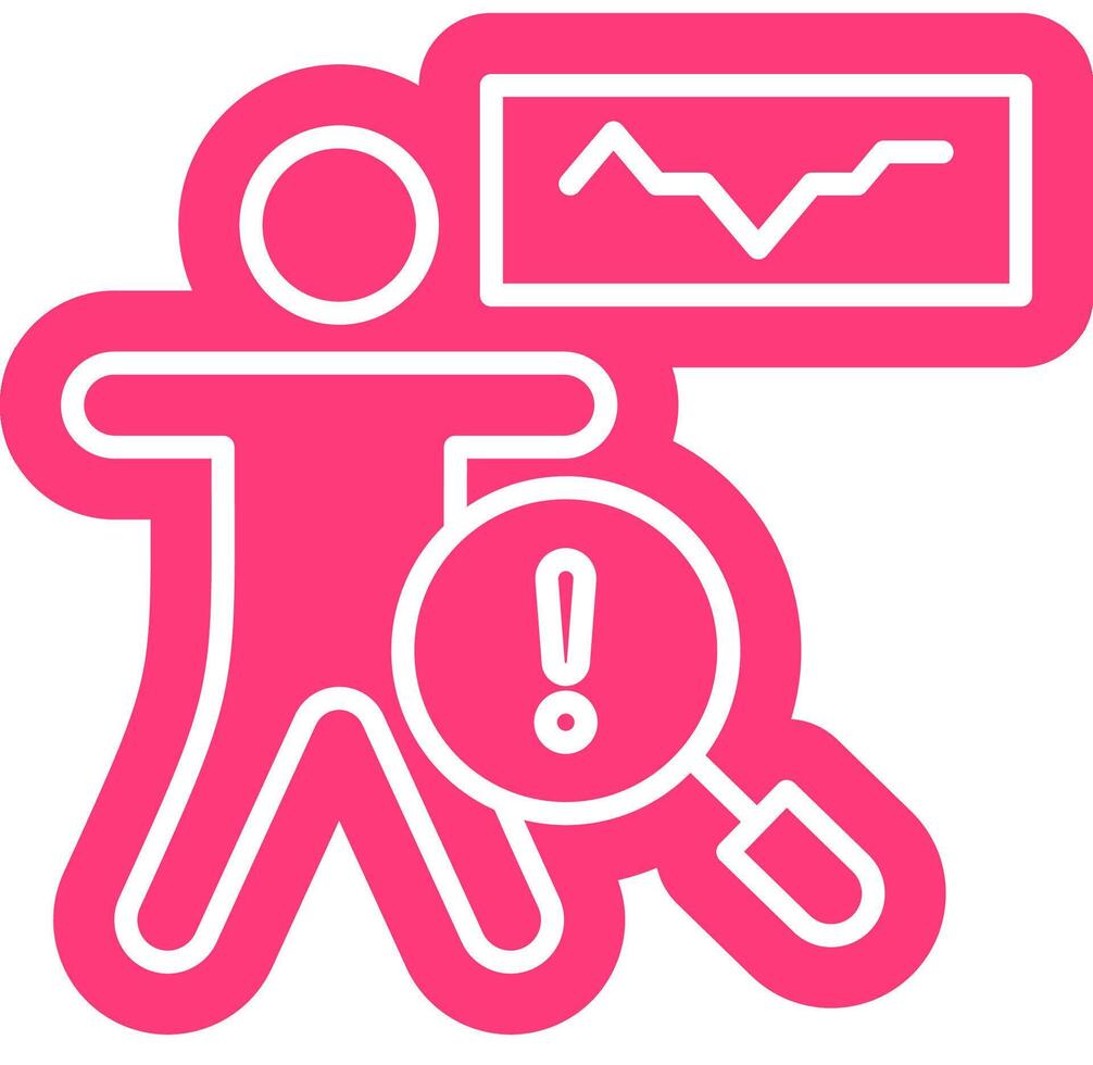Prognosis diagnose outline colour vector