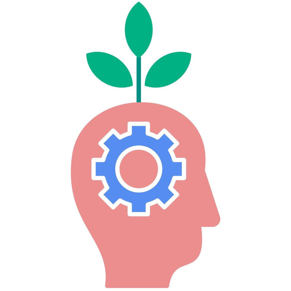 mindset growth idea illustration vector