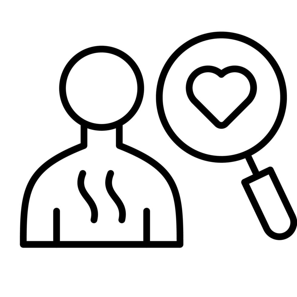 Prognosis checkup outline style vector