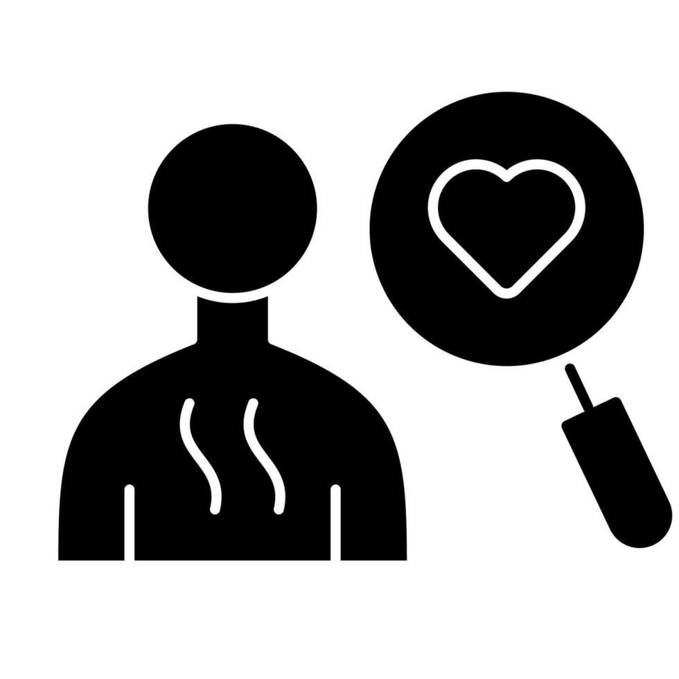 Prognosis checkup solid style vector