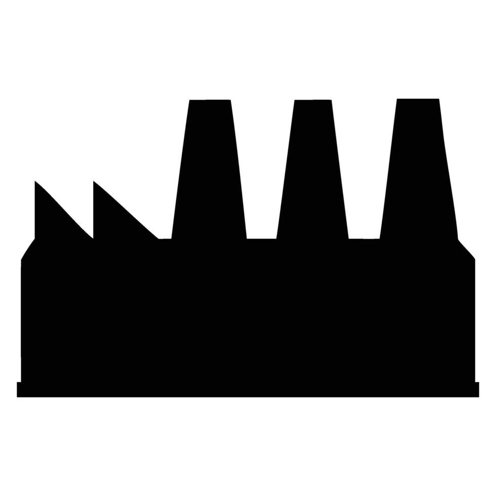 Factory Silhouette Illustration vector