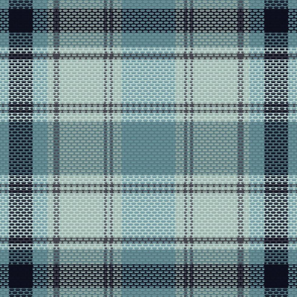 Seamless plaid fabric background vector