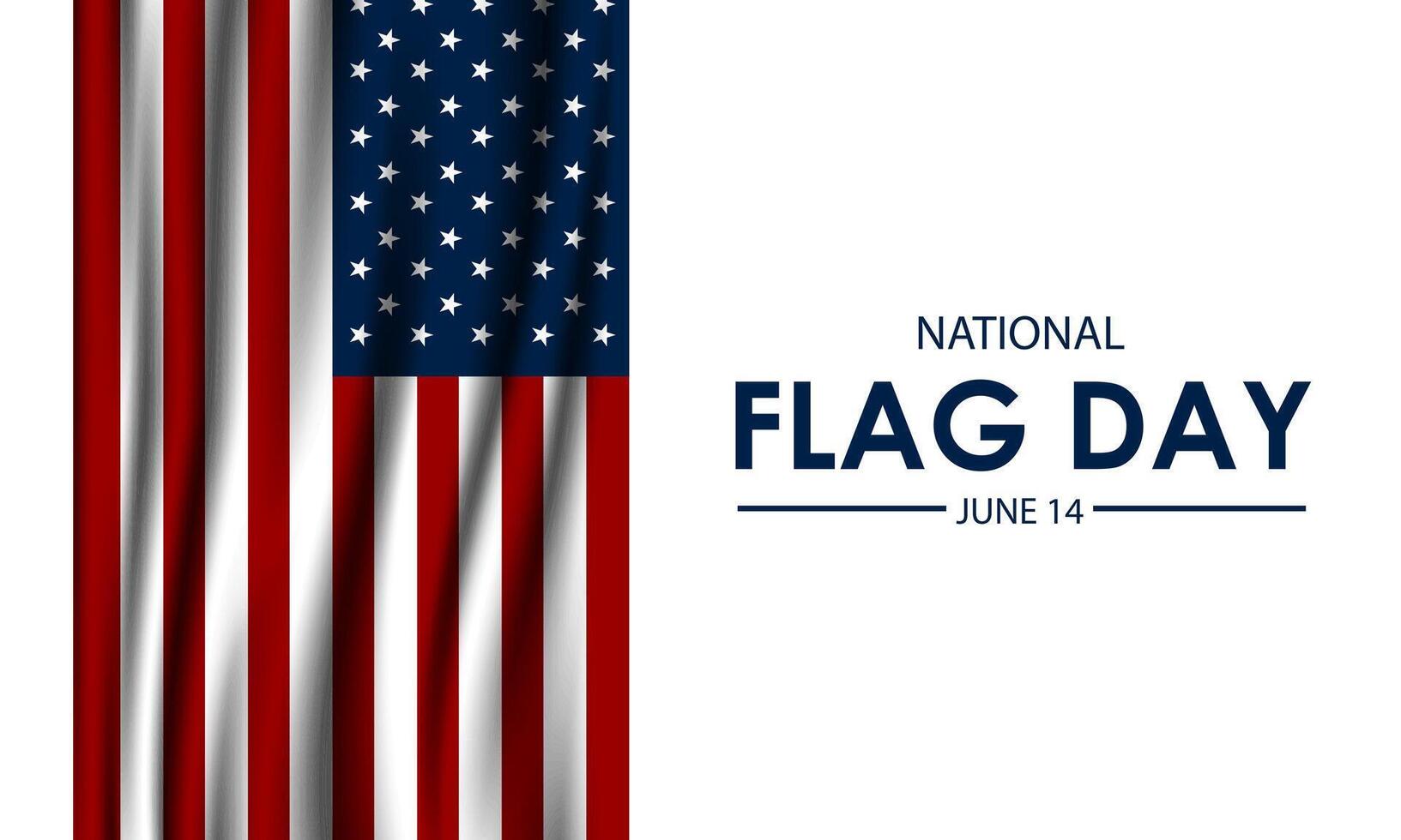 National flag day illustration vector