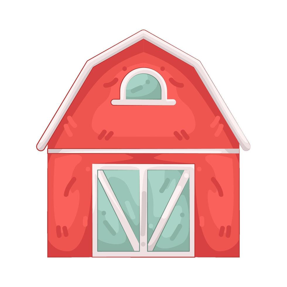 Illustration of Barn vector