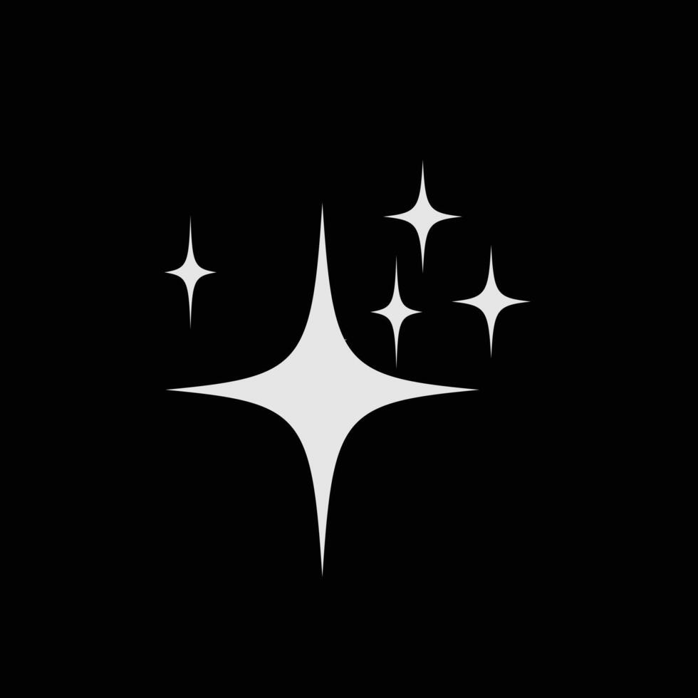 Star icon. Twinkling stars, Christmas, shining burst. Christmas vector
