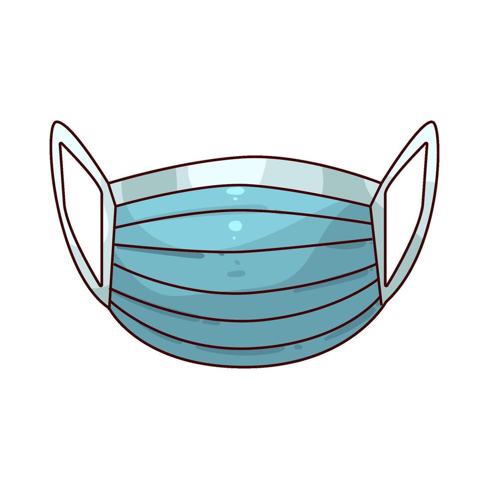 medical dust mask vector