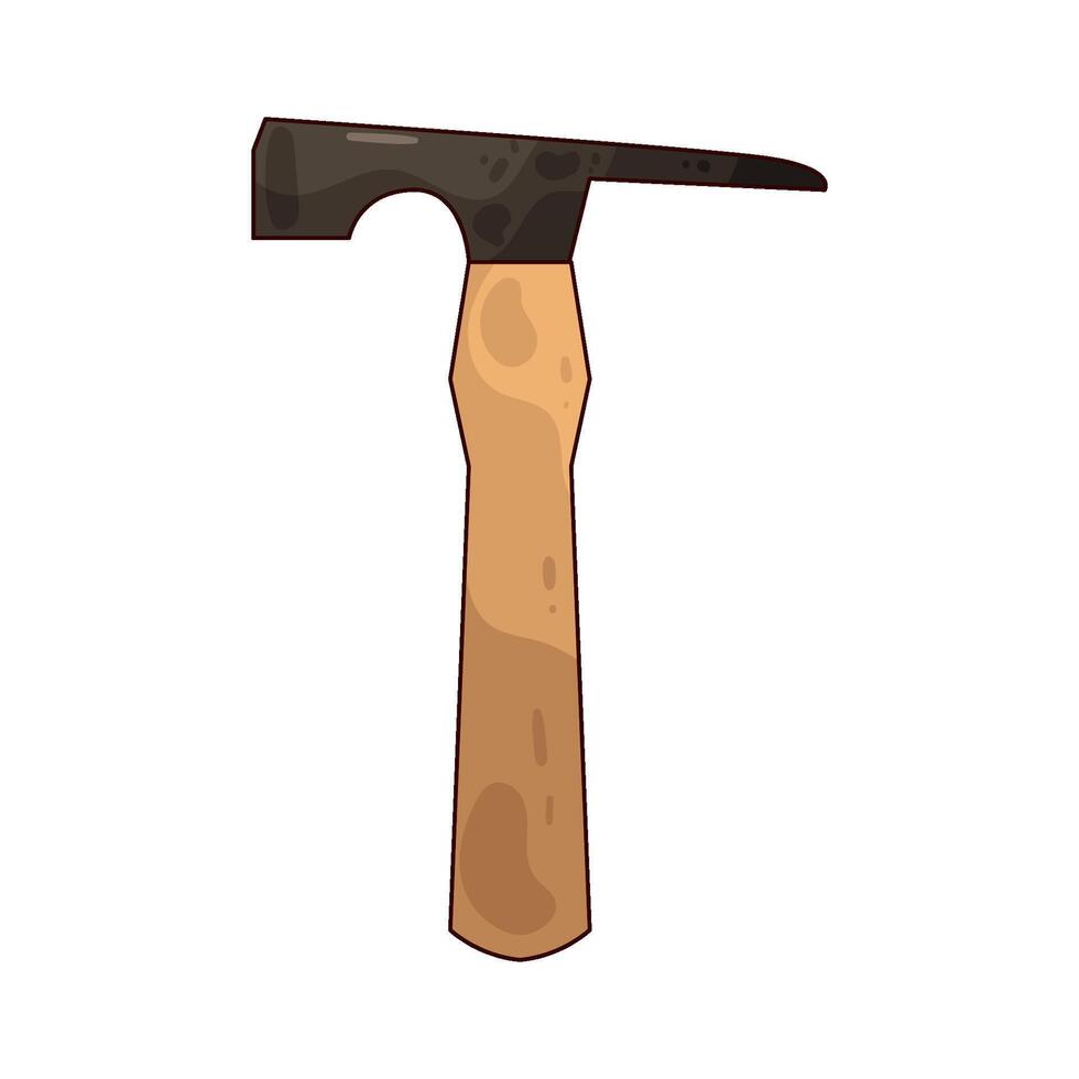 illustration of a pickaxe vector