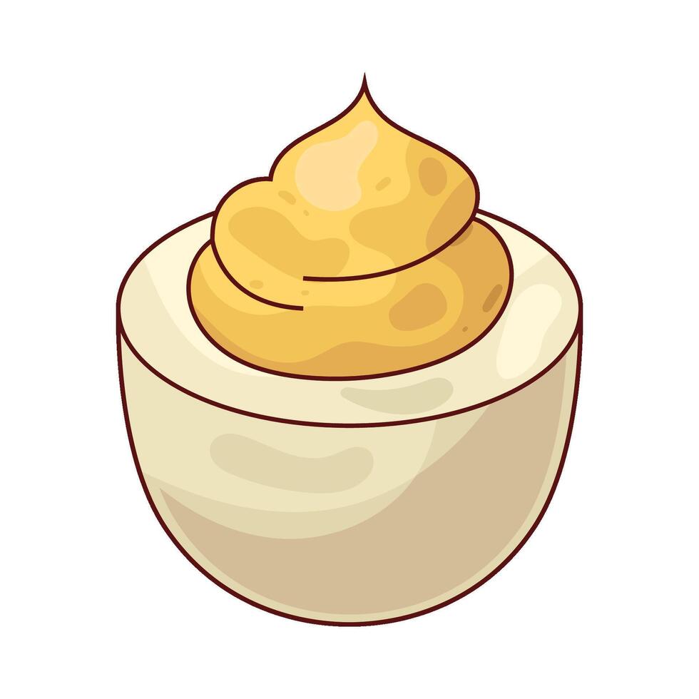 Deviled Eggs illustration vector