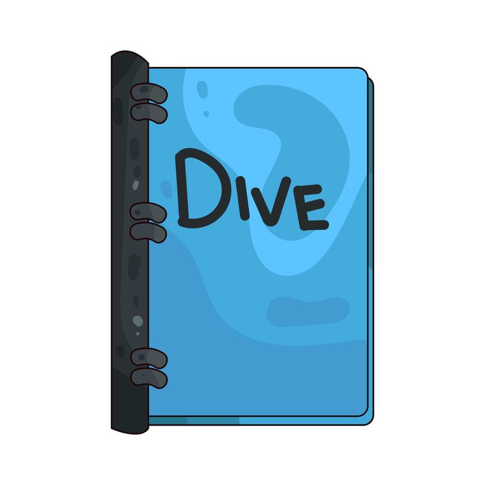 Diving Guide Book vector