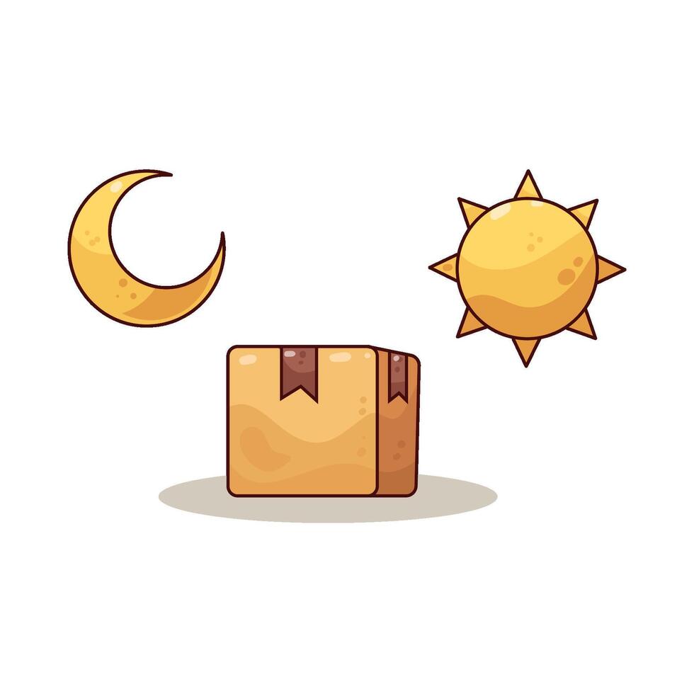 Nighttime Delivery illustration vector