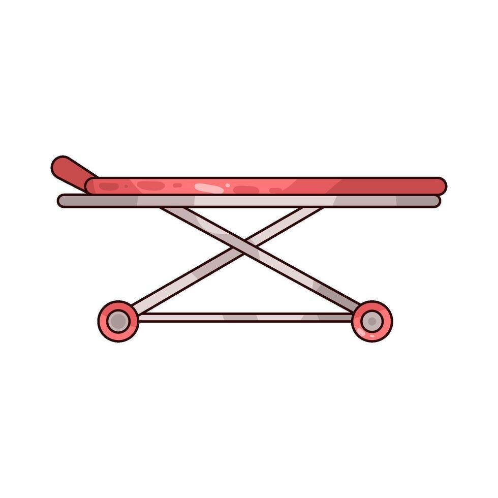 Emergency First Aid Stretcher vector