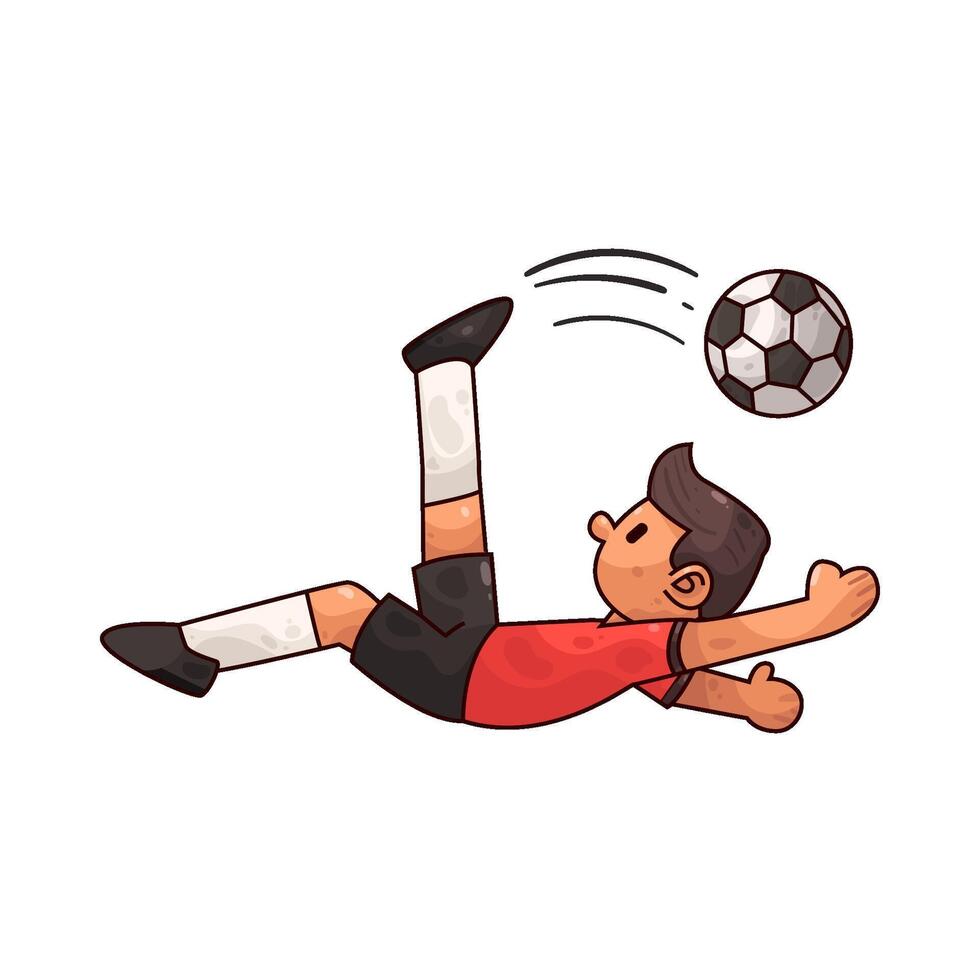 footballs player illustration vector