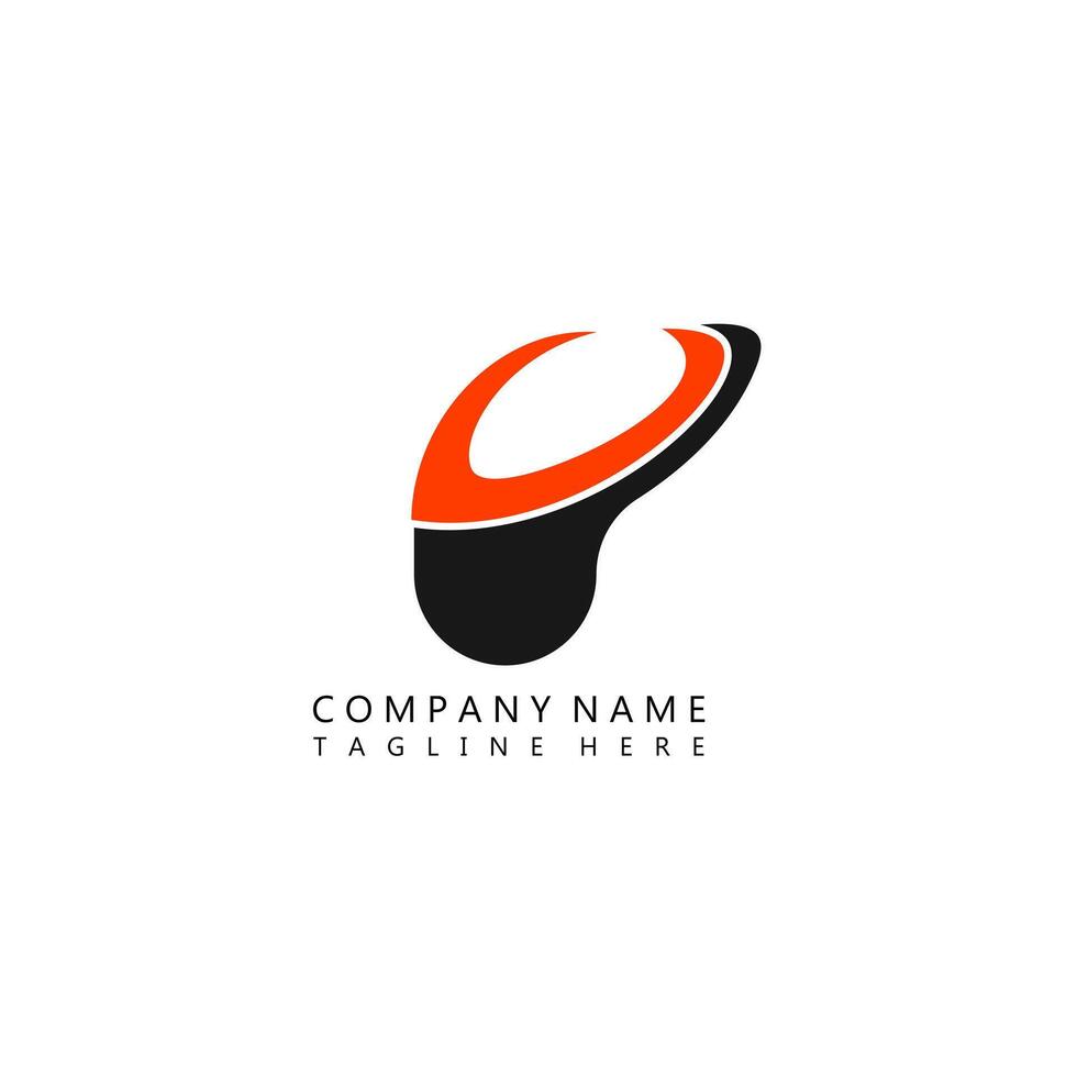 initial letter VP logo design vector