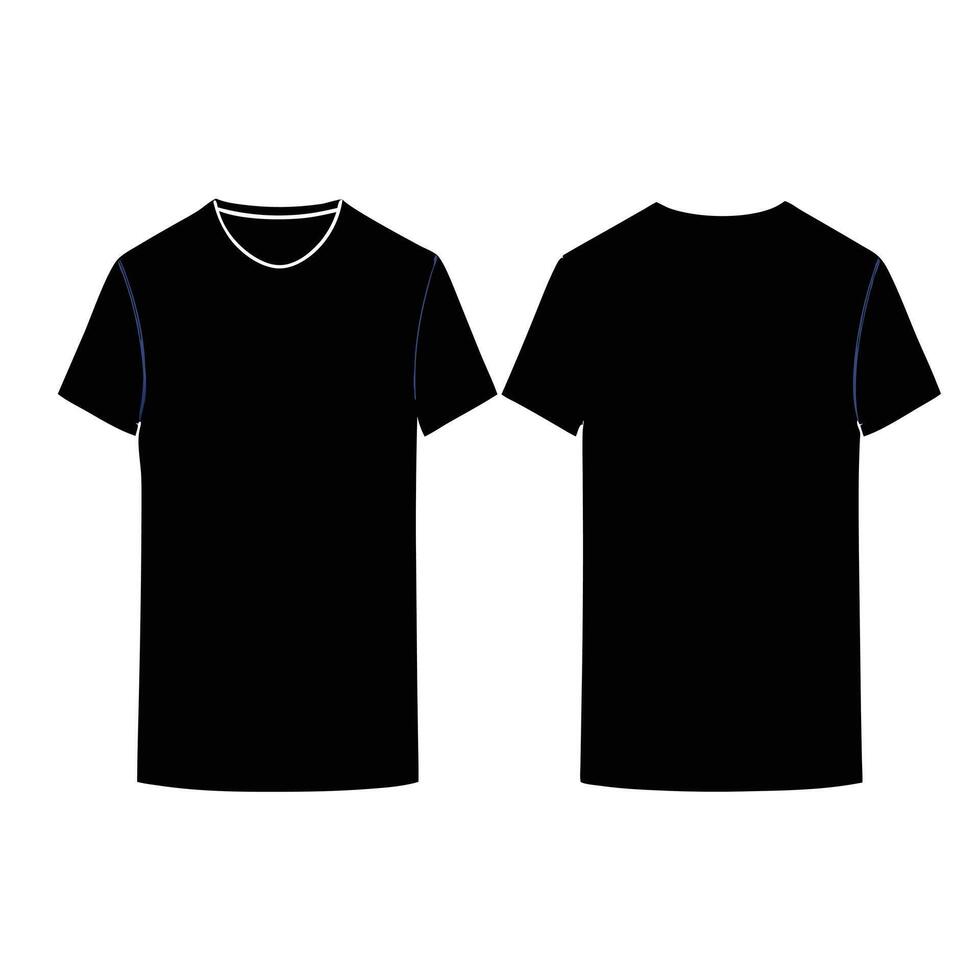 T Shirt silhouette design vector