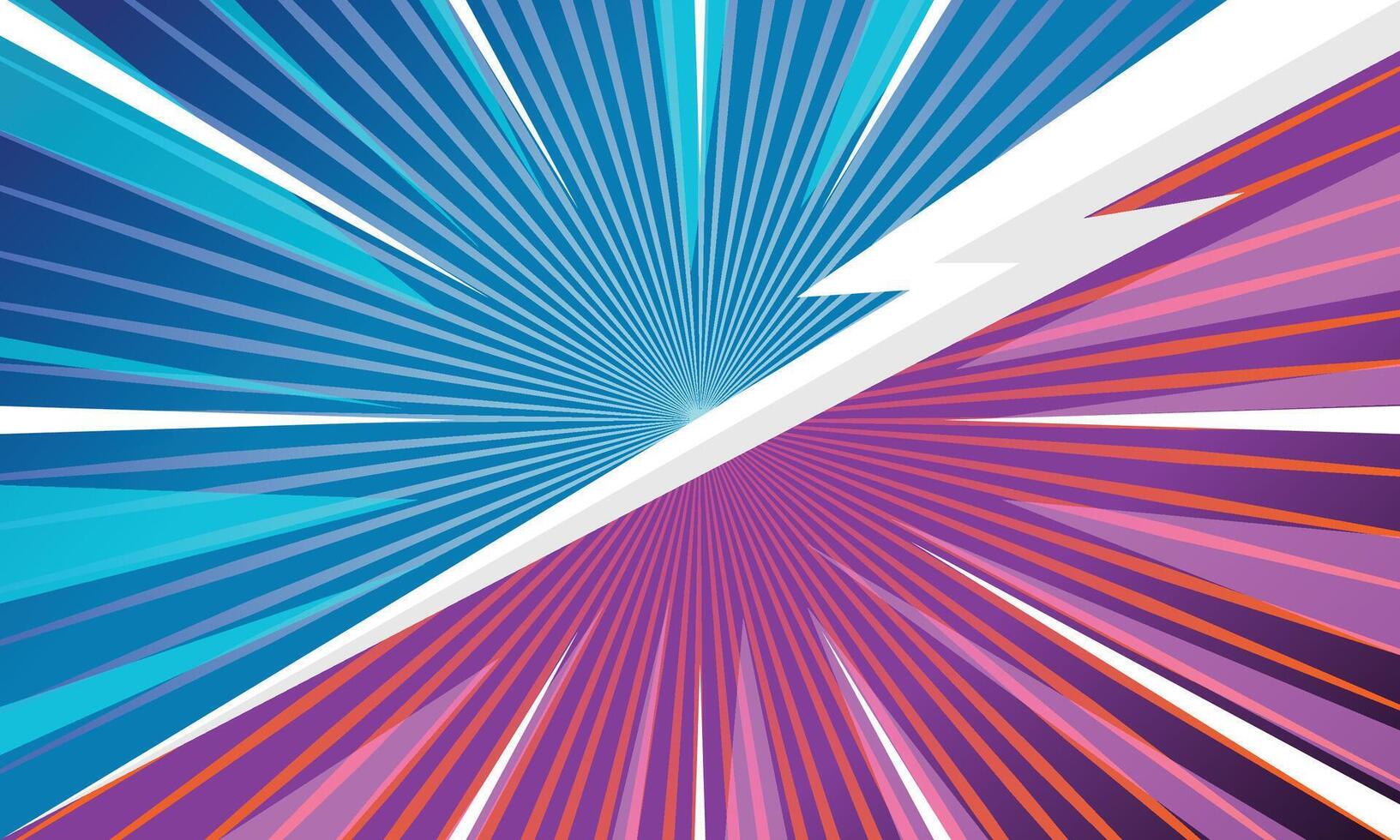 sun shape background for comics vector