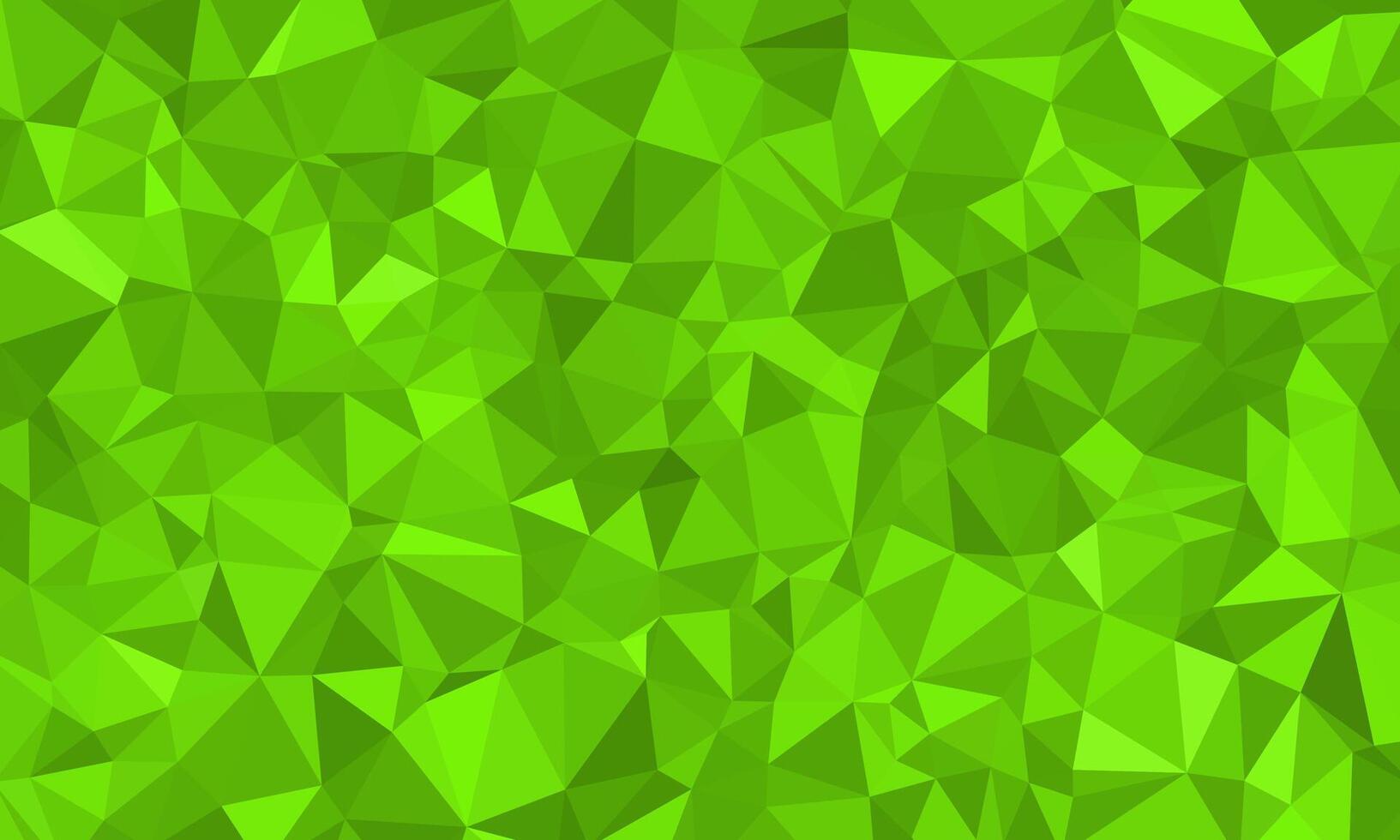 Green chameleon mosaic background with polygons. Illusion irregular geometric triangle pattern texture for idea, artwork, header, advertisement, display, backdrop, branding vector