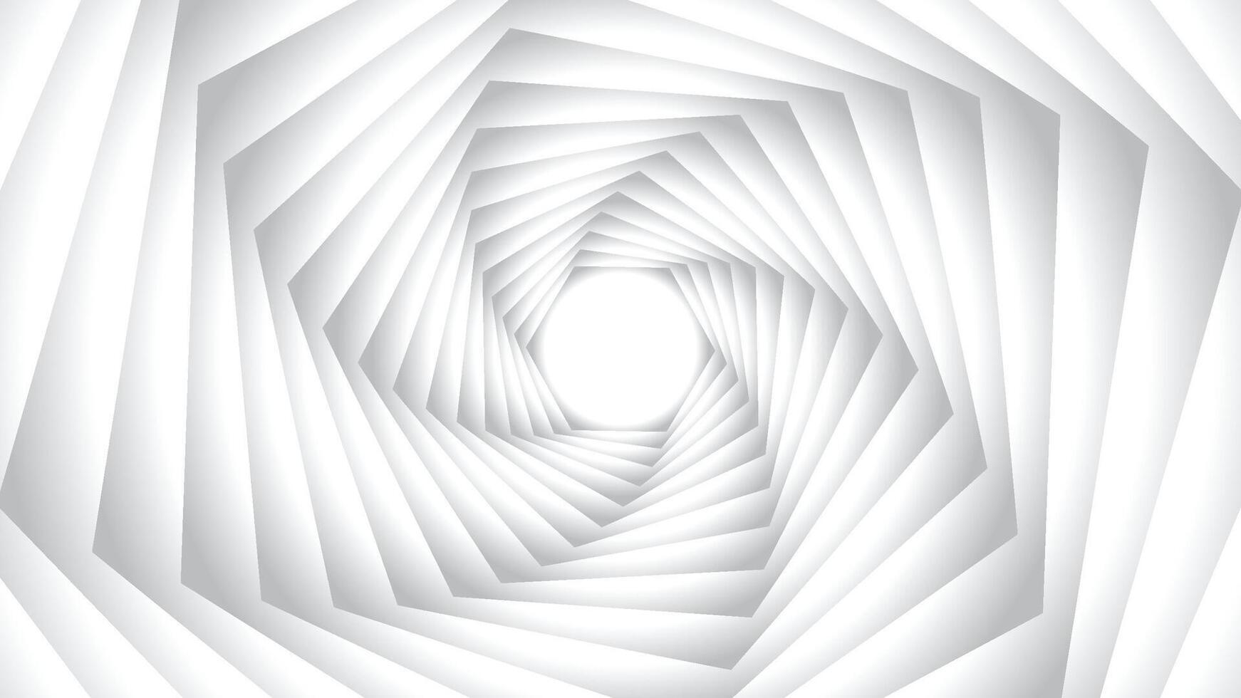 Geometric grey shaded hexagon background vector