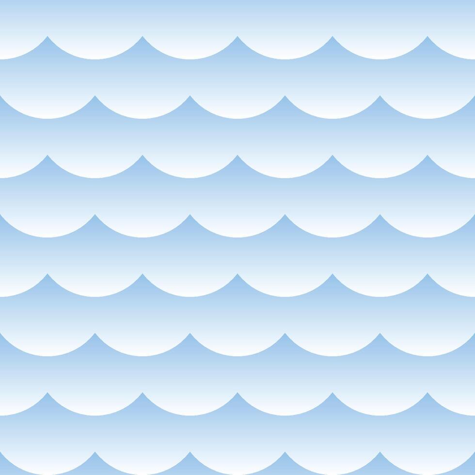 light blue shaded cloudy seamless pattern background vector