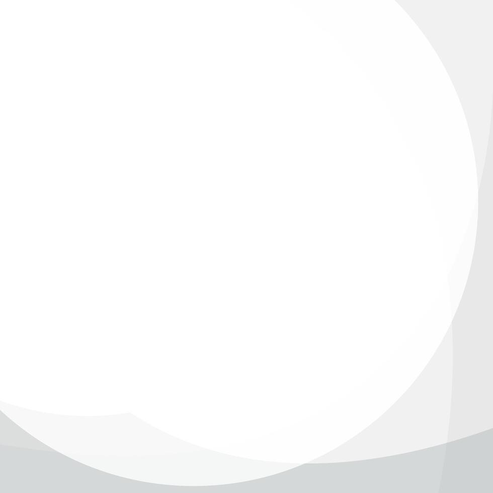 A white circle with a gray background vector