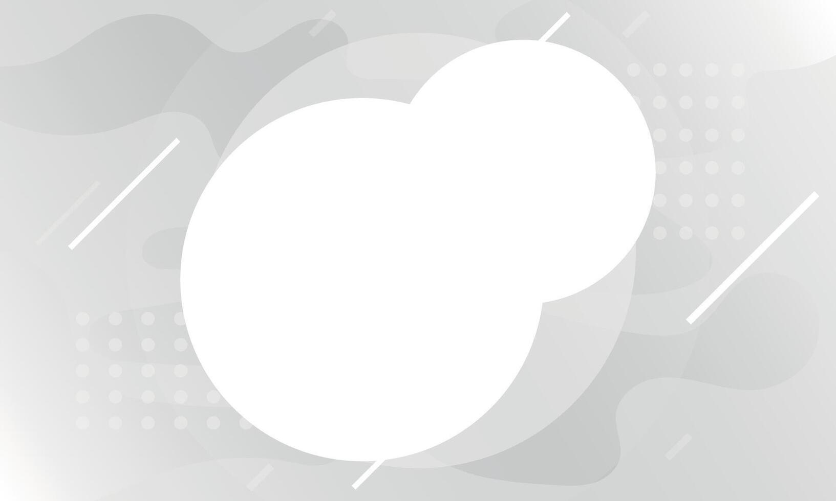 White speech bubble on a gray background vector