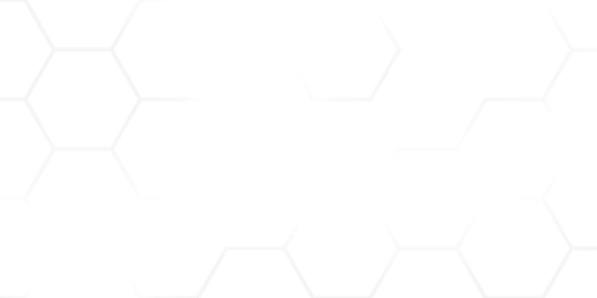 A white background with hexagons on it vector