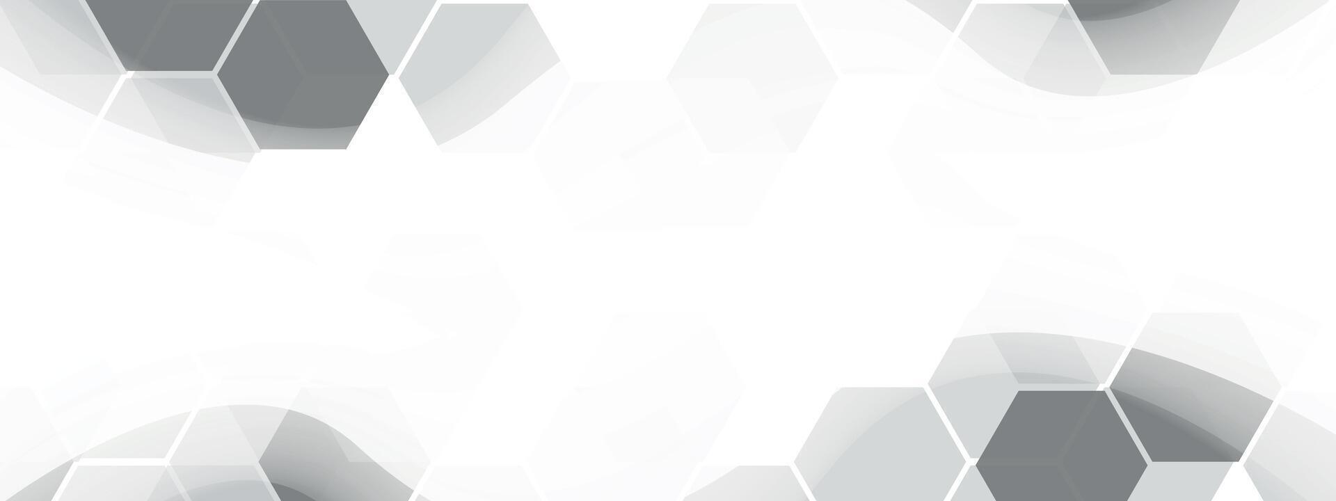 Abstract background with grey and white shapes vector