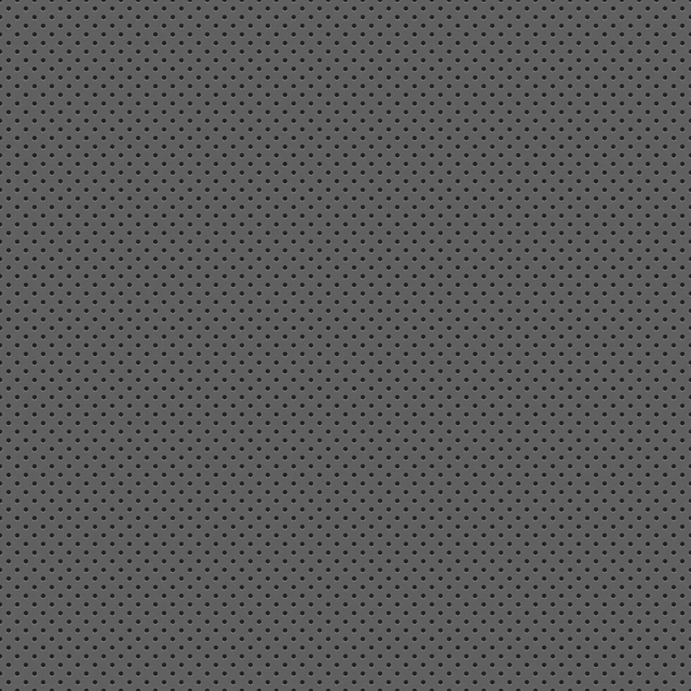Gray peg board perforated texture background material with oval holes seamless pattern. vector