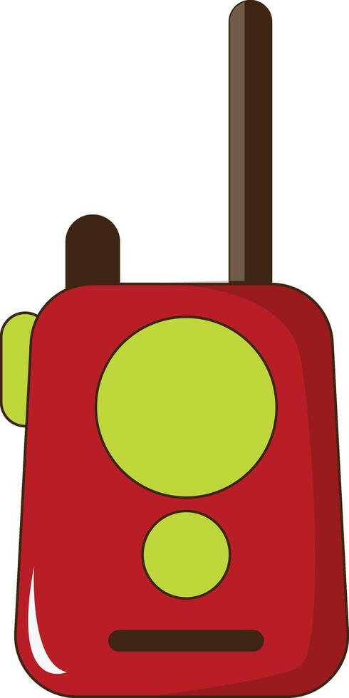 Firefighter Equipment Element in Cartoon Design vector