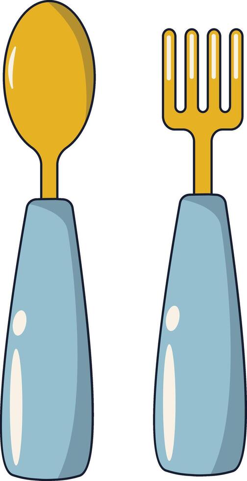 Baby Accessories Element on White Background vector