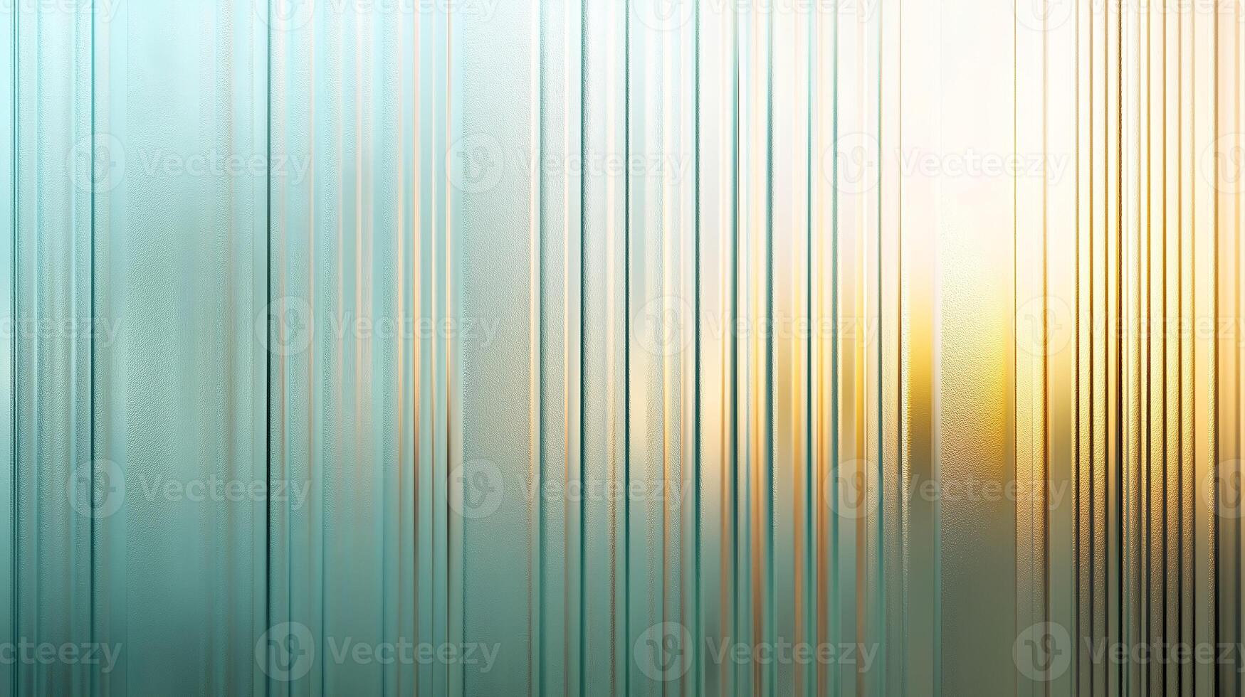 Glass window with a blue stripe and a yellow stripe. The blue stripe is on the left side of the window and the yellow stripe is on the right side photo