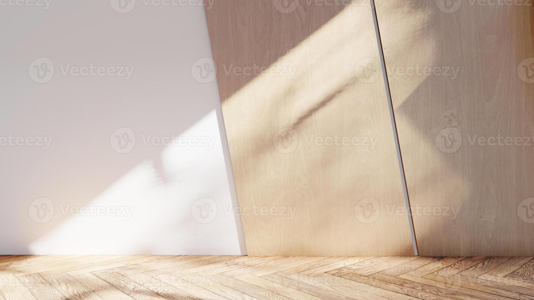 empty interior room shadow wall space background mock up architecture sunlight. empty home modern window light floor the design apartment white house photo