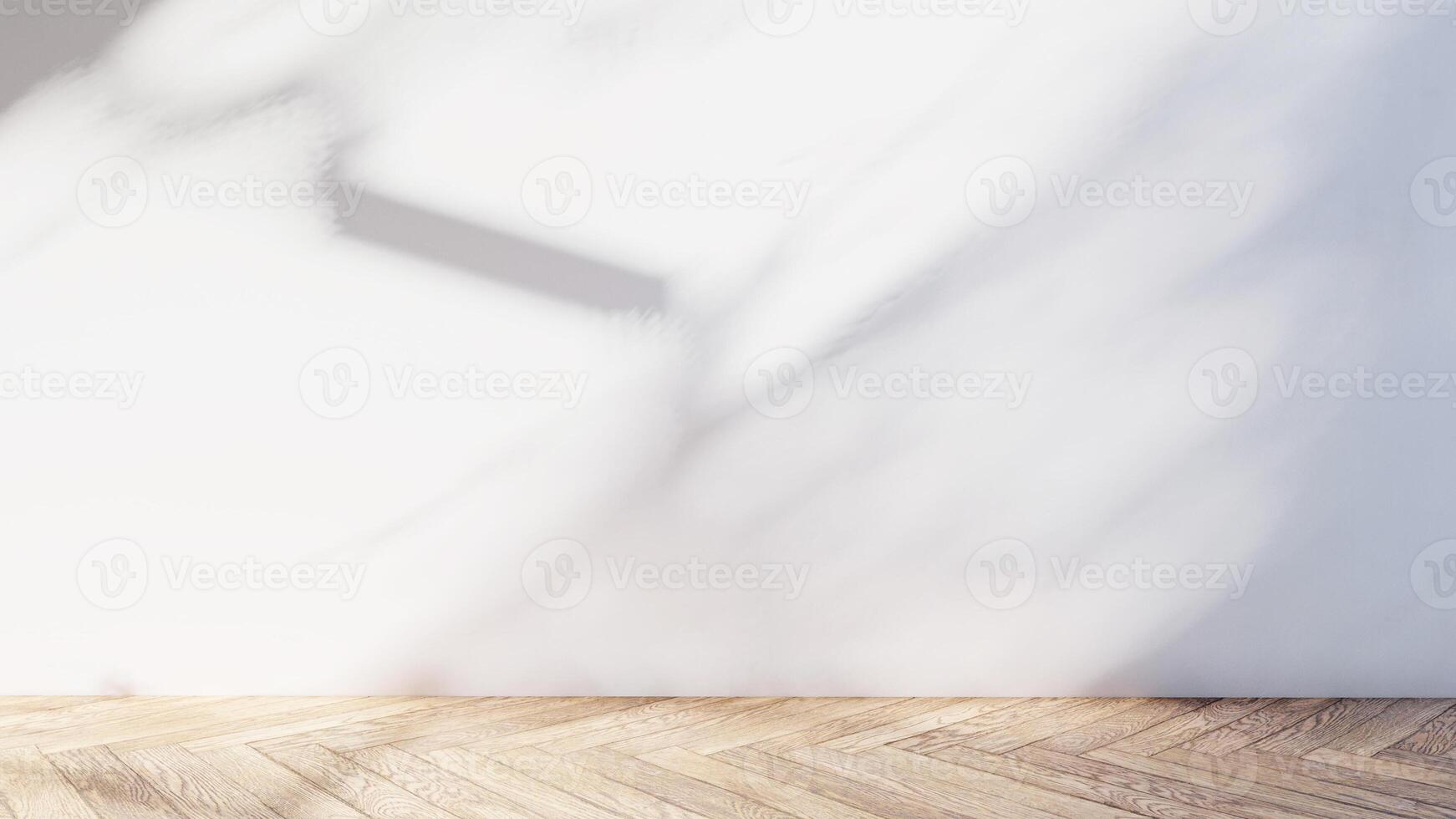 empty interior room shadow wall space background a mock up architecture sunlight. photo