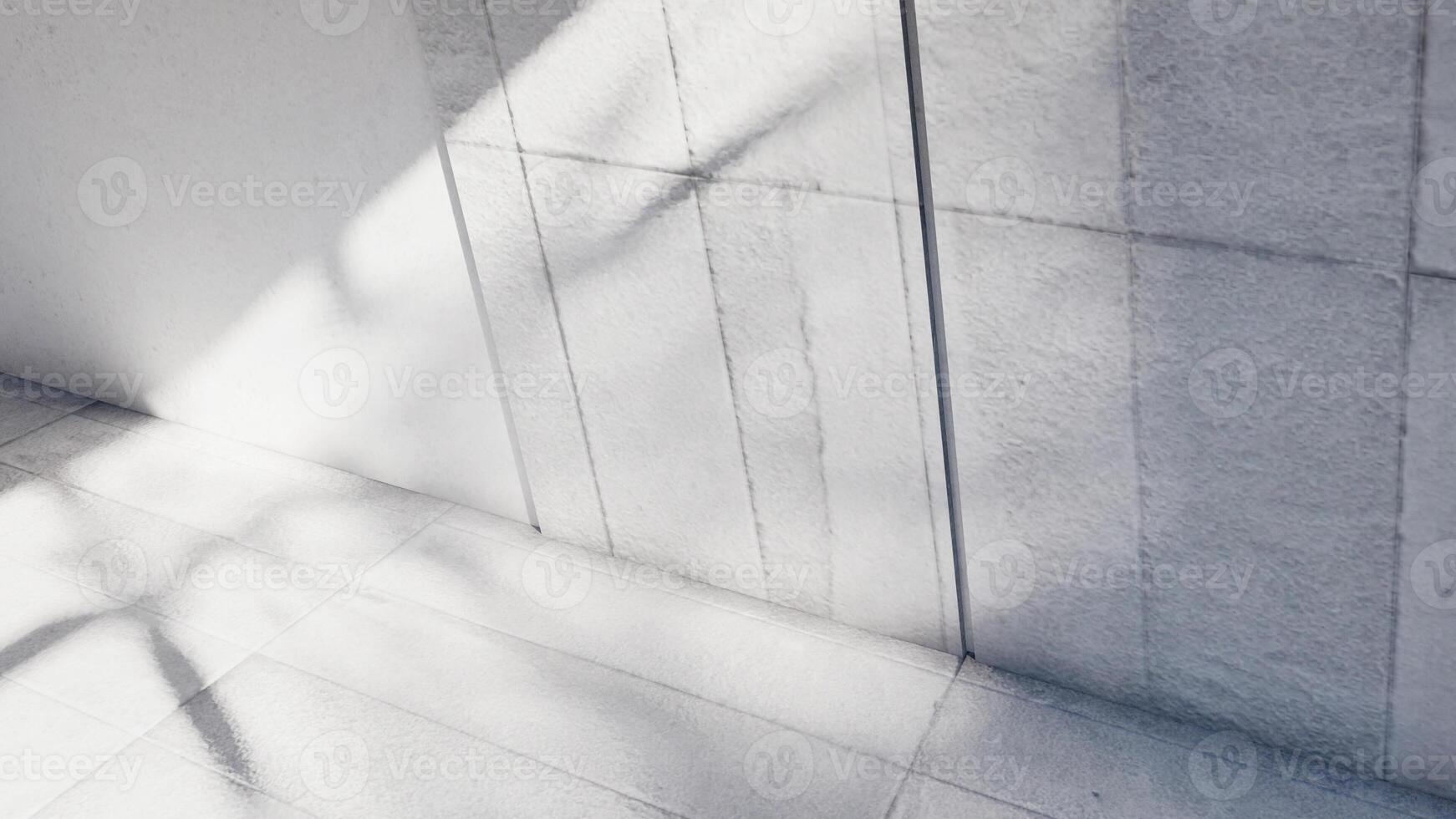 empty interior room shadow wall space background mock up architecture sunlight. empty home modern window light a floor design apartment white house photo