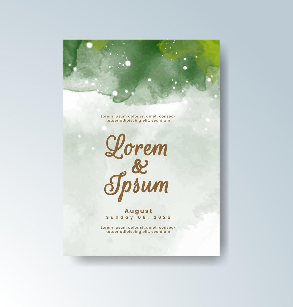 Elegant watercolor florals vector