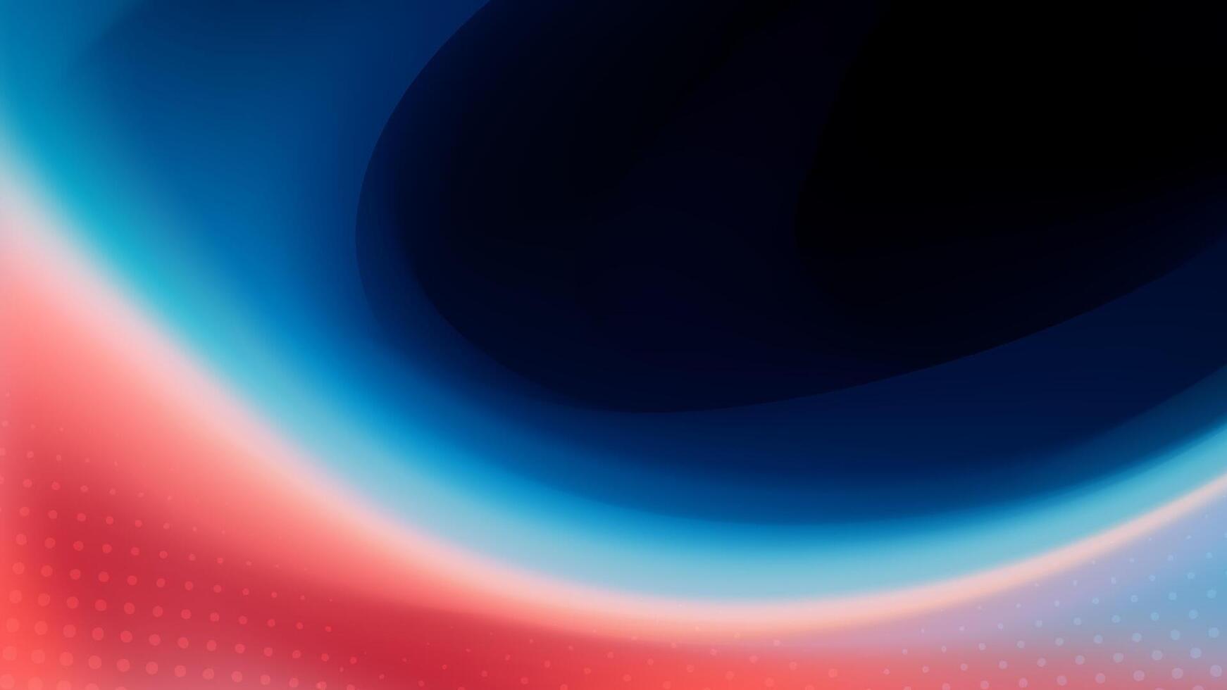Abstract dark background with swirling blue and pink hues vector