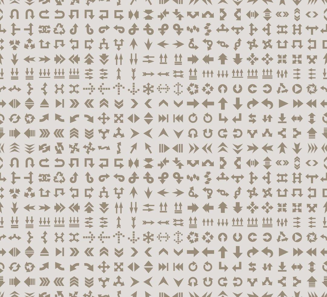 Seamless background with arrows. vector