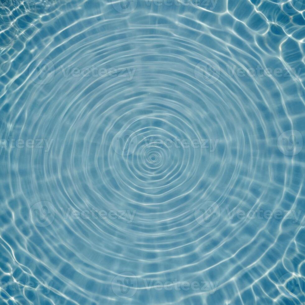 A circular pool with water ripples and a circular pattern photo