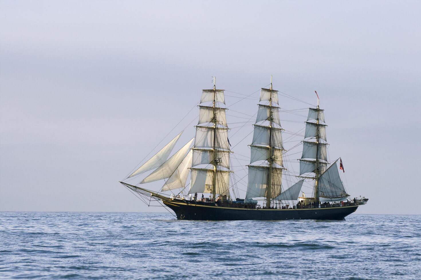 Landscape with a ship photo