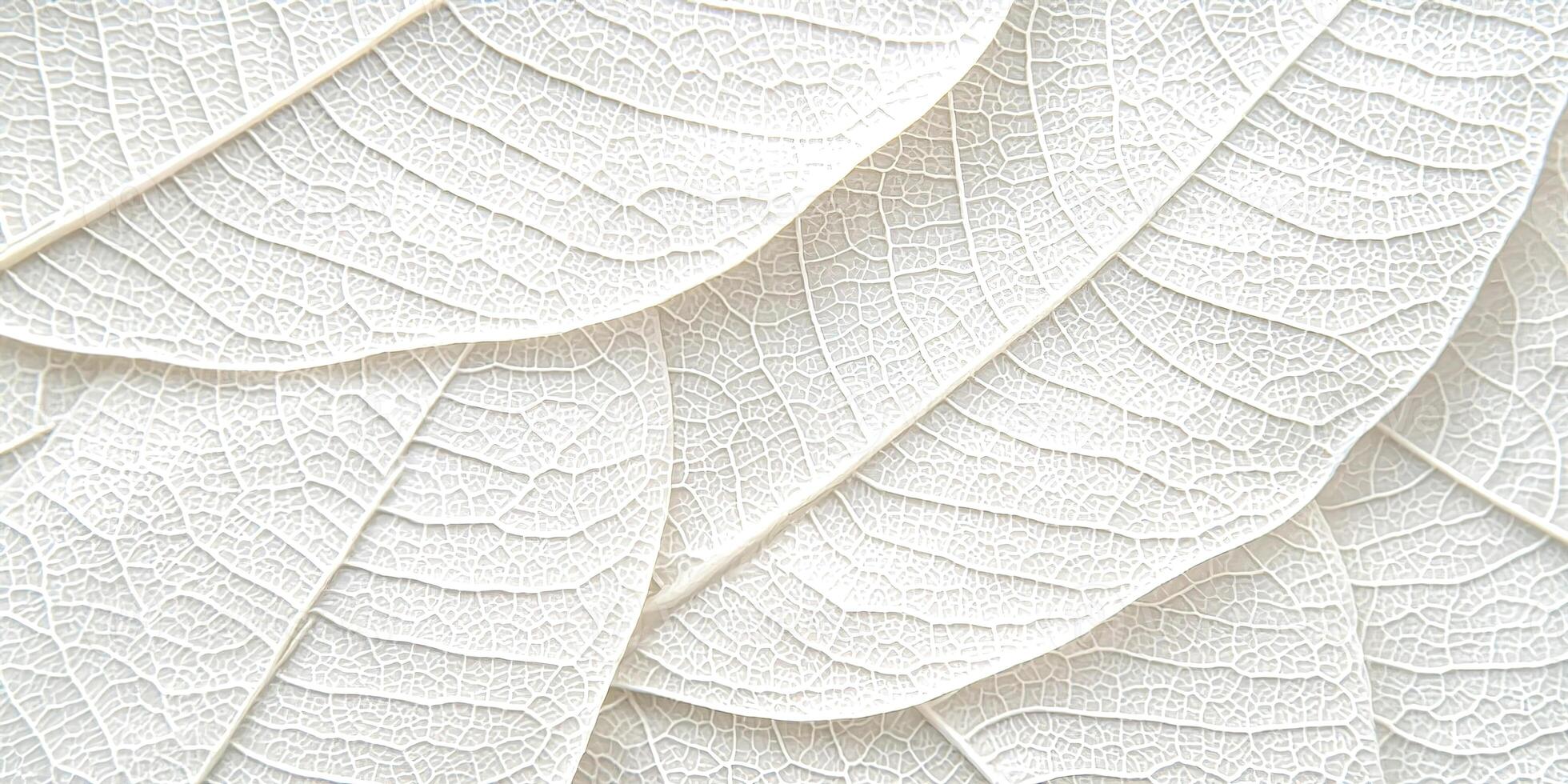 White leaves on a white background photo