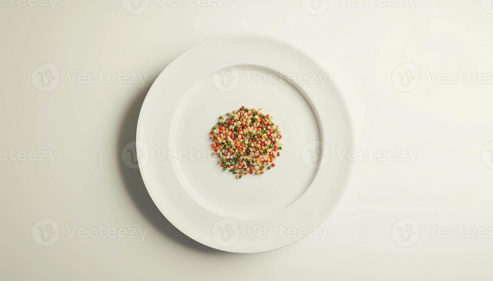 microgreen seed for planting on plate healthy salad food photo