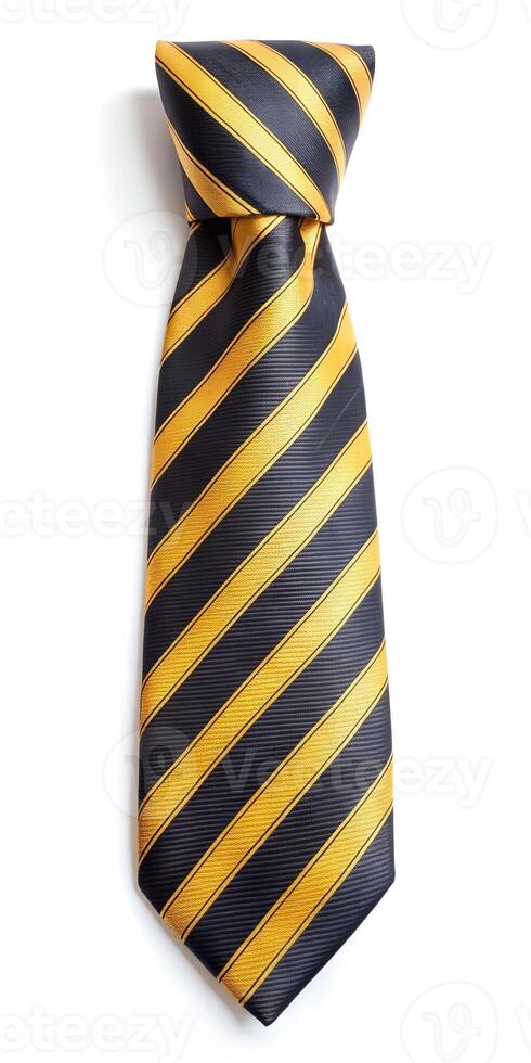 tie isolated on white photo