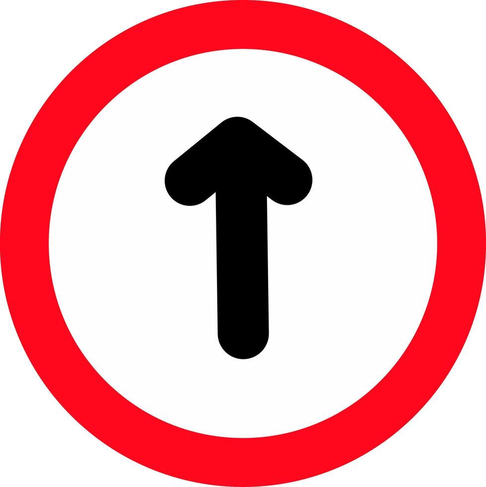 One Way Traffic signs on road illustration of traffic signs vector