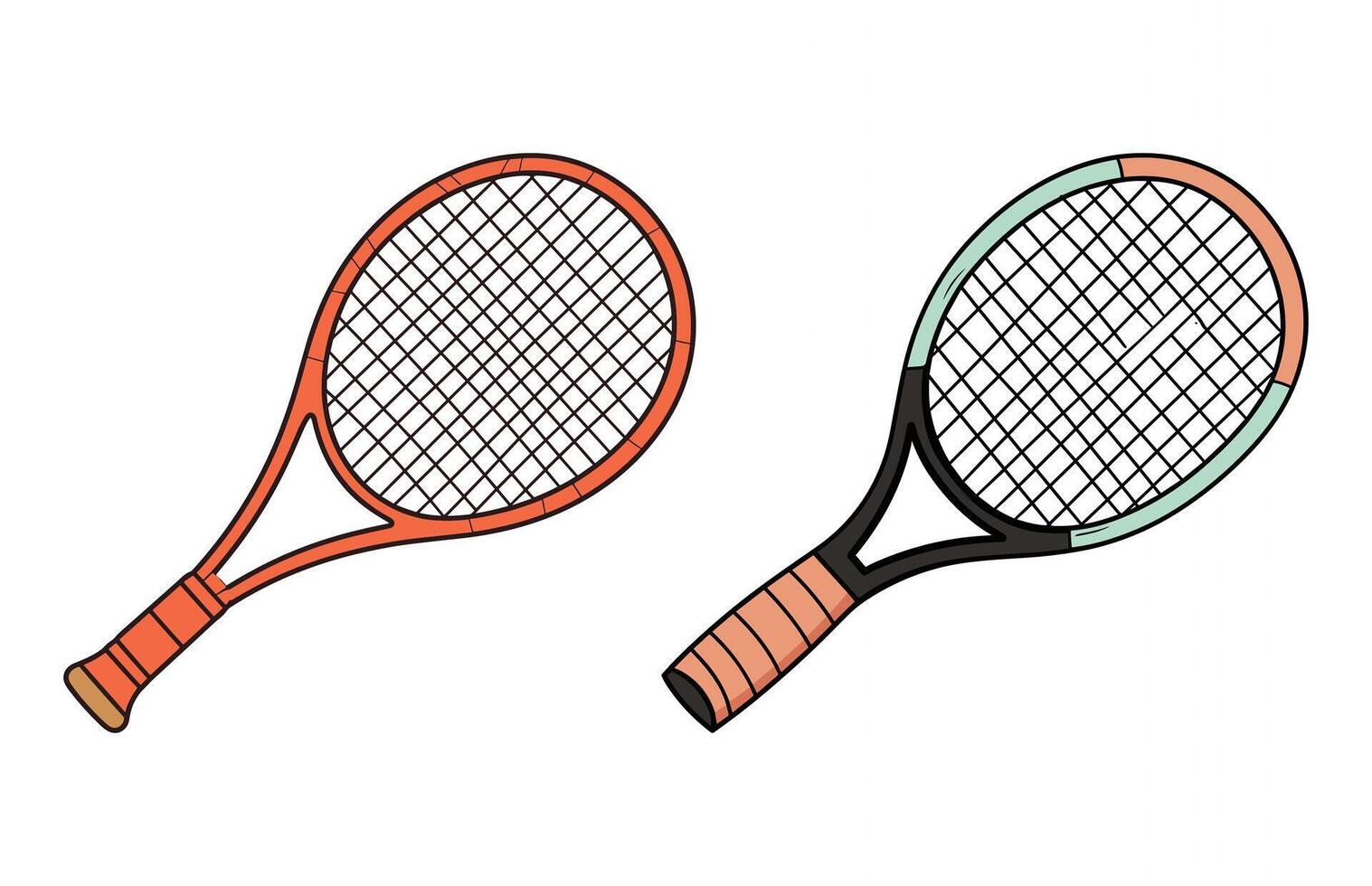 Tennis Racket illustration Clipart vector