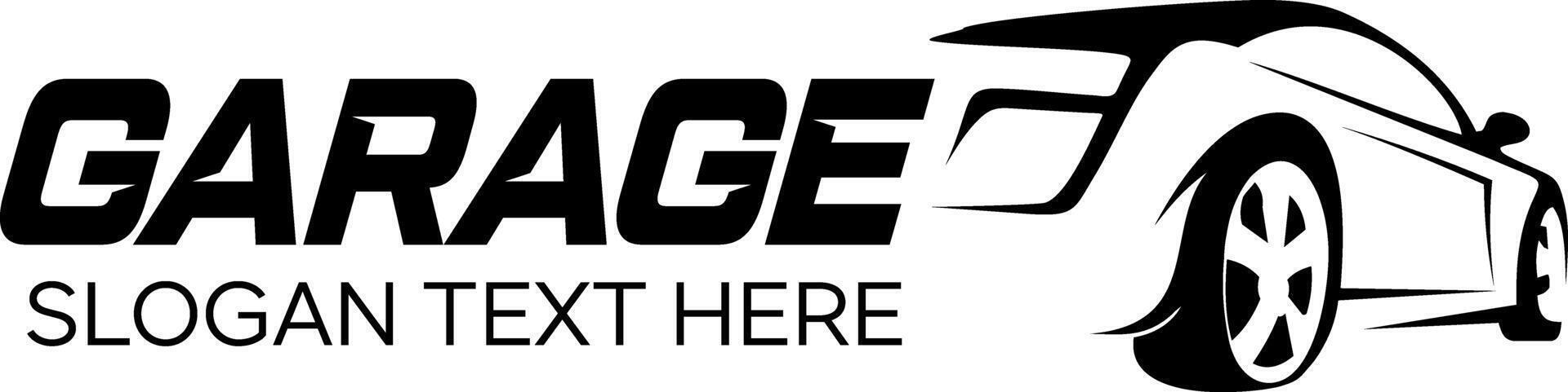 garage automotive idea logo design vector