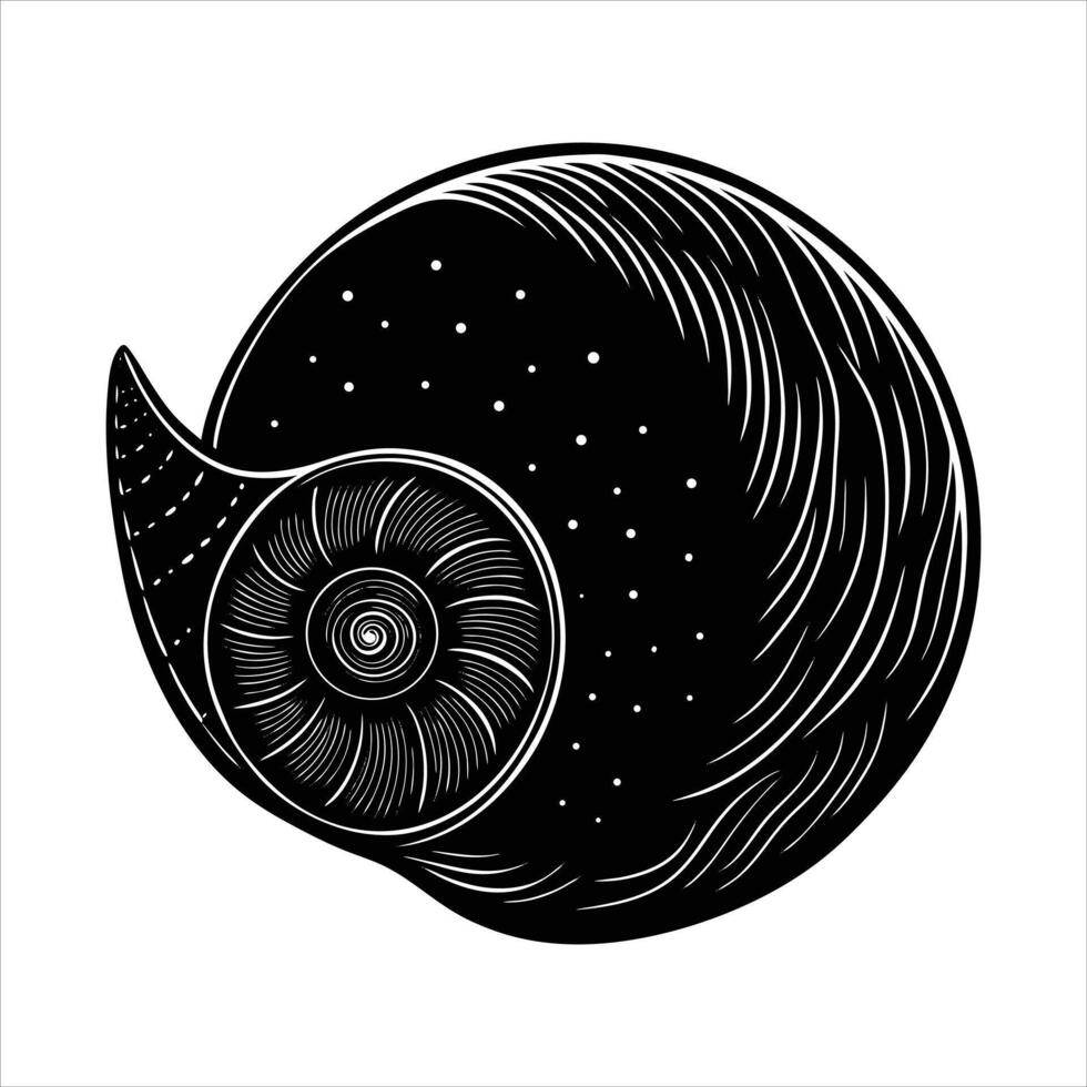 Moon snails use stealth vector
