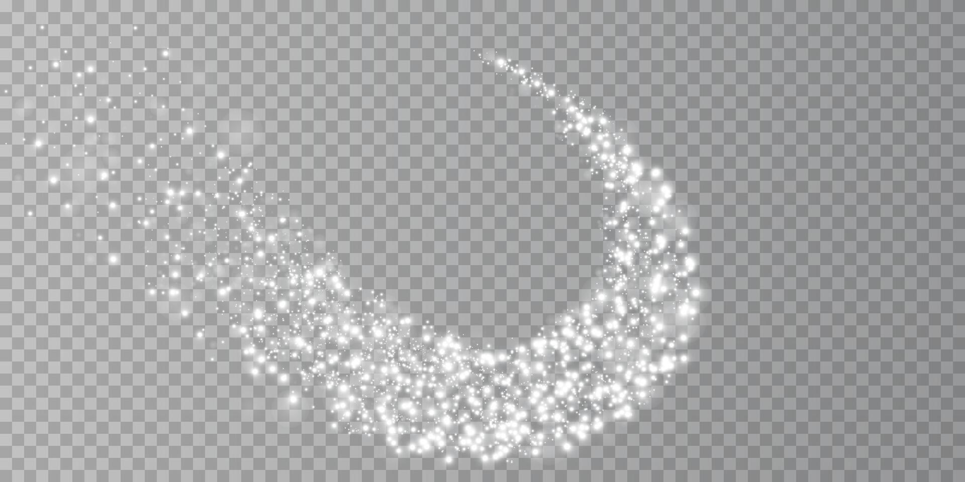 A captivating Sparkling Glitter Trail Effect perfect for your various Design Projects and creative endeavors vector