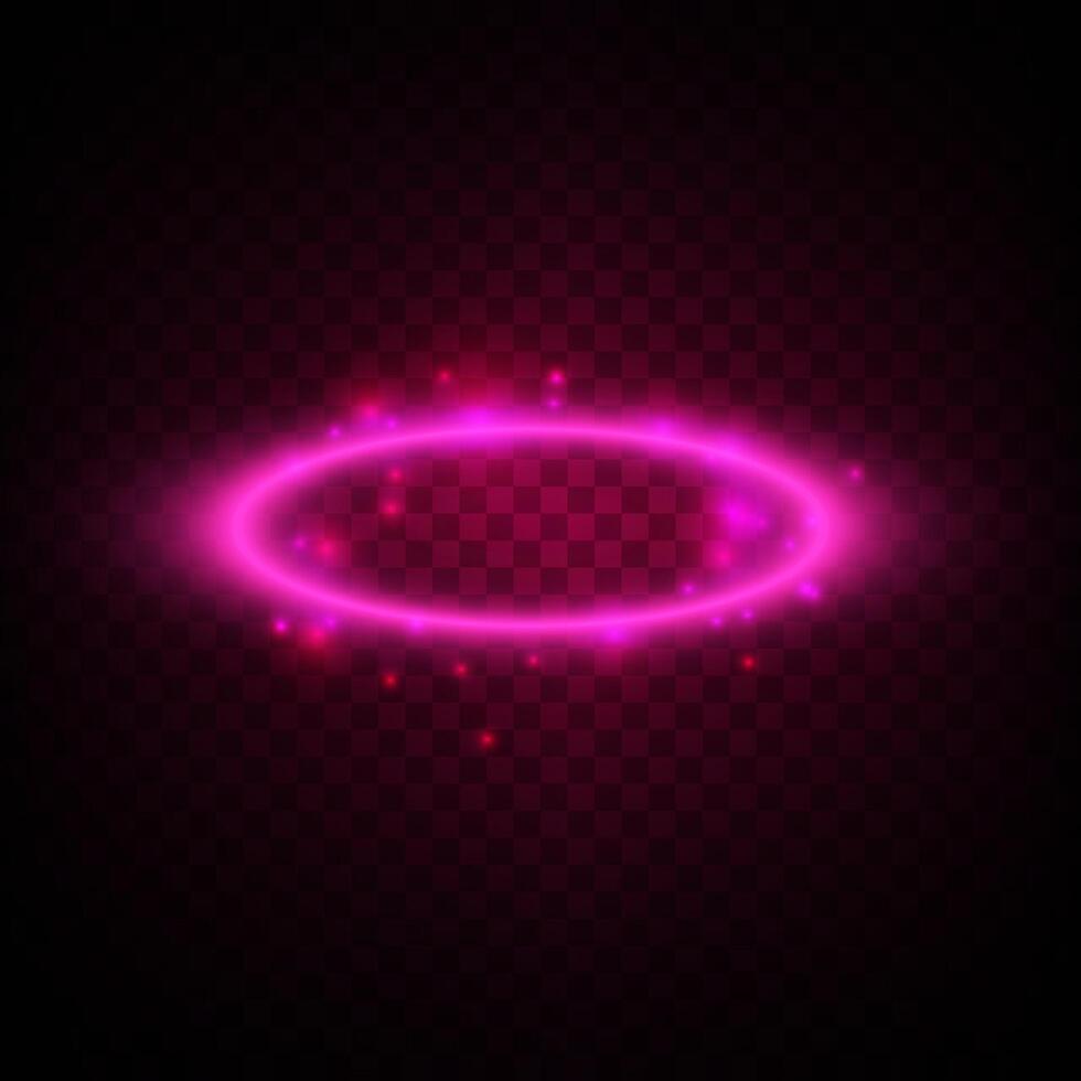A stunning Glowing Halo Effect adorned with Sparkles and radiant Light, perfect for a celebratory atmosphere vector