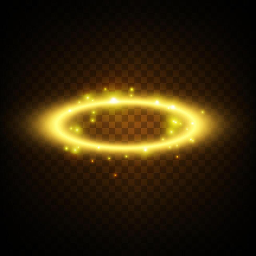 This is a captivating glowing blue oval light effect that features beautiful sparkles and shines brilliantly vector