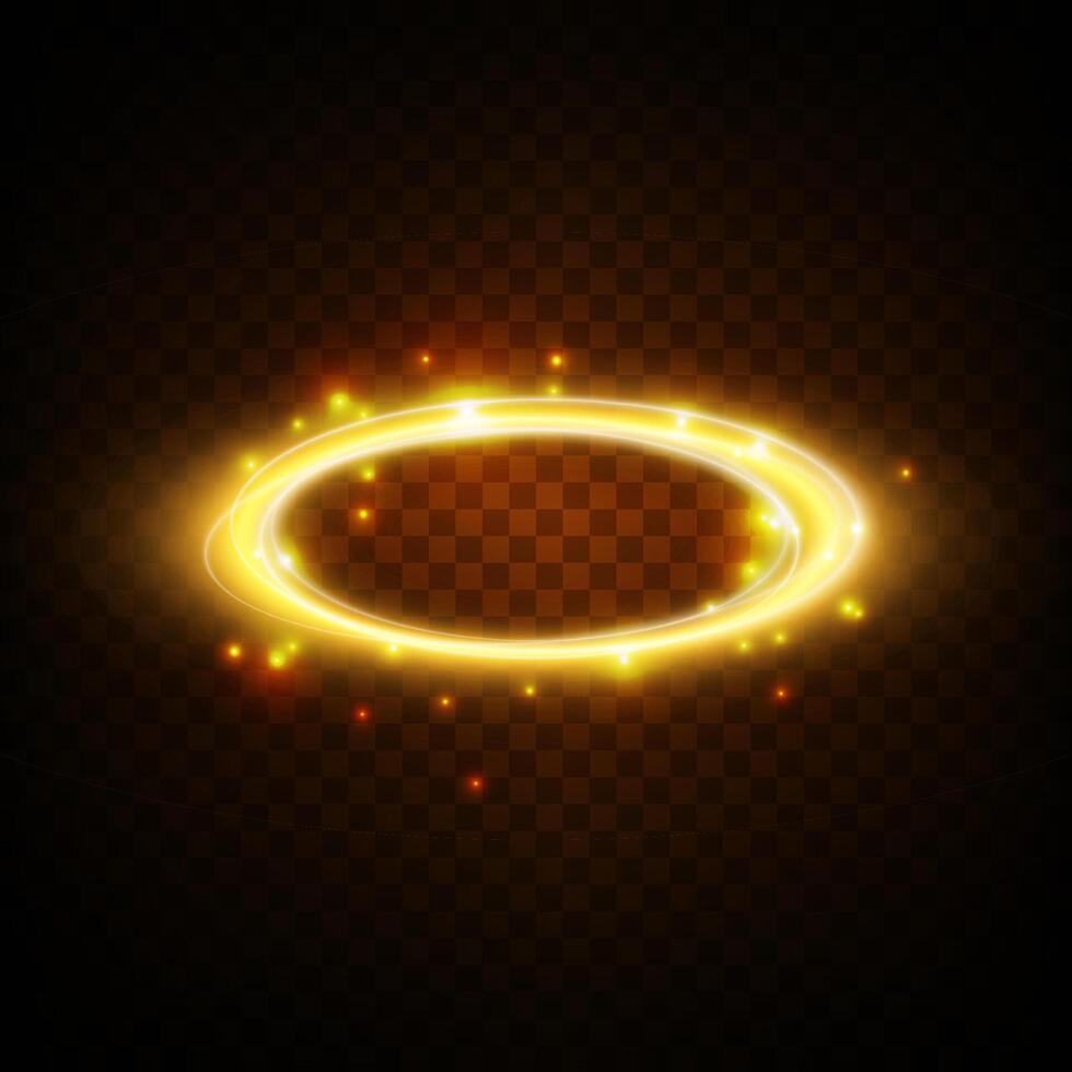 An Enchanting Glowing Circular Portal with Radiant Blue Light Effects for an Artistic Background Design vector