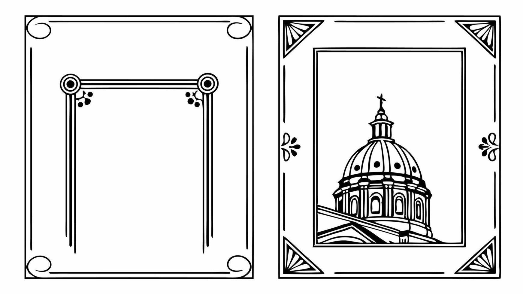 Elegant Decorative Frames Collection vector